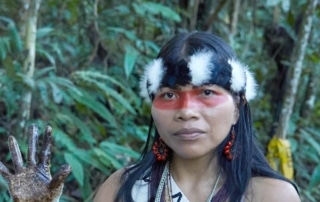 Waorani Indigenous leader Nemonte N