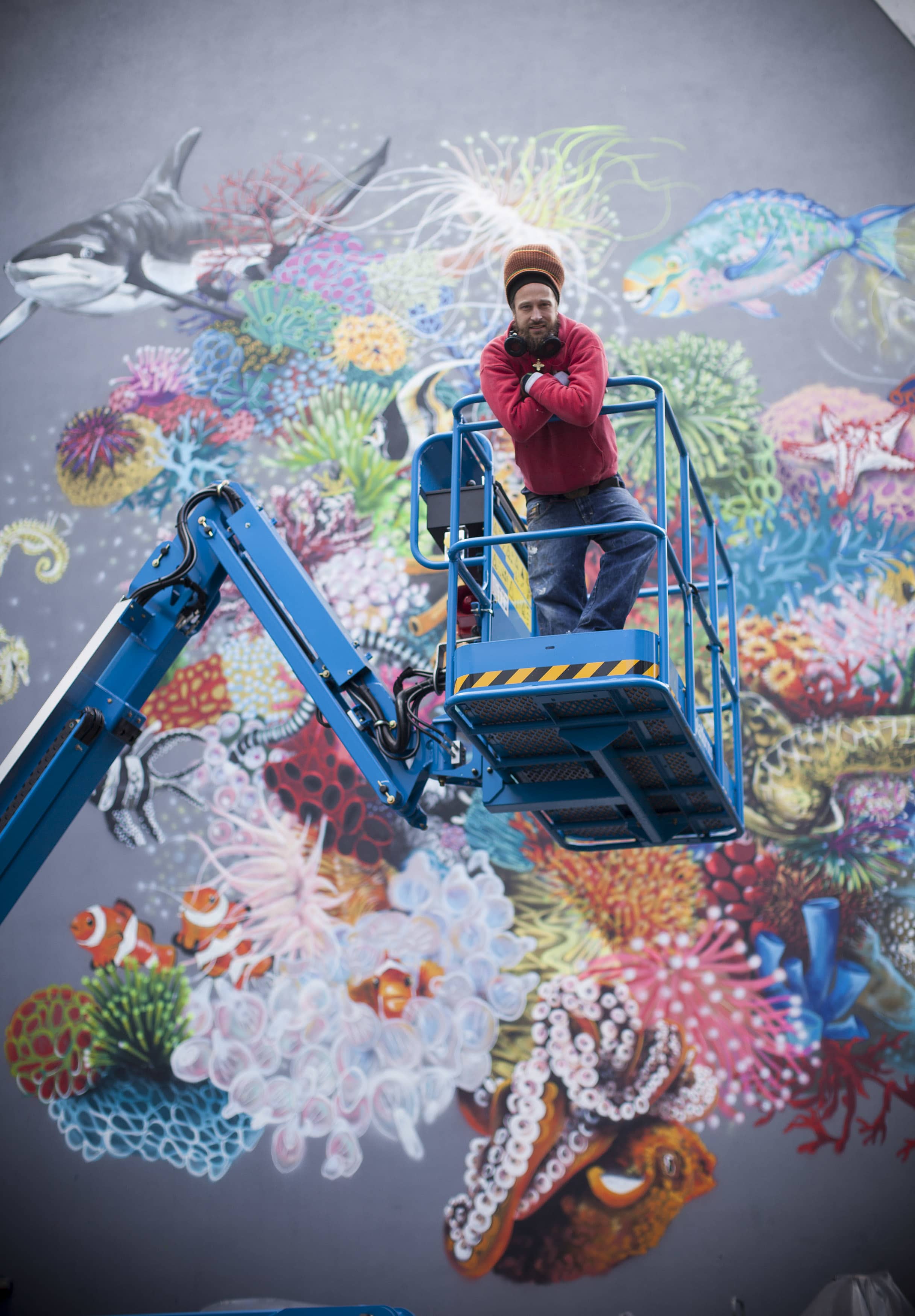 Q & A With Louis Masai – The Coral Mural and Campaign