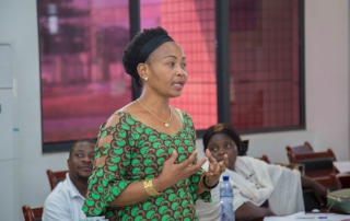 Bonianga Blandine speaking