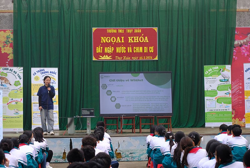 presentation to school kids
