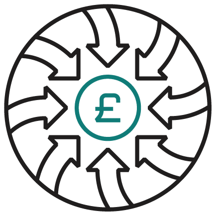 Collaborative funding icon