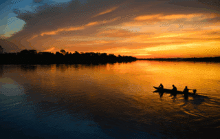 Canon in Brazil during the sunset