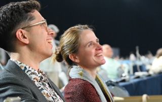 Felix and Helen at Members Assembly