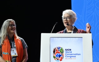 Kristina launches award at IUCN Congress