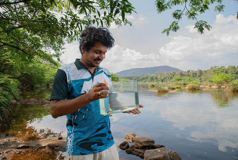 denise Kristina Gjerde with her husband and son, smiling and posing for a photo at the Ocean Stewardship Award event